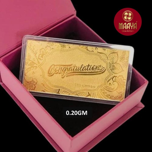 Gold Wafer Note (0.2GRAM)